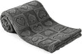 gogobunny Large Pet Blanket for Dogs Cats, Ultra Soft 300GSM Coral Fleece Washable Furniture Protector for Couch Bed Car Seat, Calming Crate Mat Blanket for Large Breeds, Grey, 60x80IN