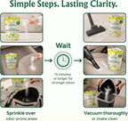 Good Natured Brand | Carpet Deodorizer & Freshener Powder | 31 oz Pet Odor Eliminator for Strong Odor & Pet Urine | Fresh Natural Lemon Scent | Safe for Homes with Pets