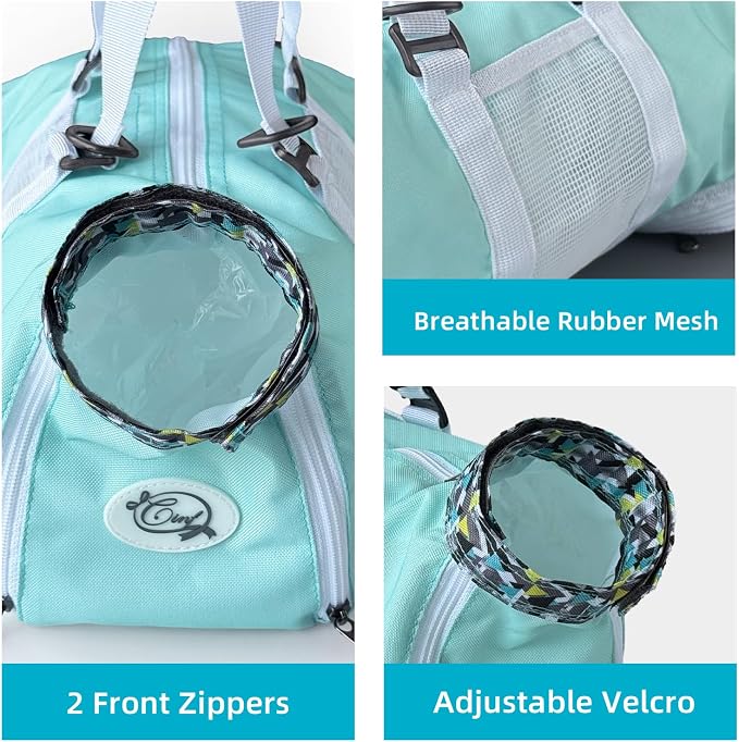 Cinf Cat Restraint Grooming Bag, Anti-Scratch Tool for Nail Trimming | Safe grooming restraint bag controls cat movement for bathing, nail trimming, injections and veterinary examinations