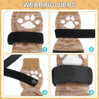 KOOLTAIL Anti Slip Dog Socks for Hot/Clod Pavement to Prevent Licking Paws，Dog Booties for Hardwood Floors, Traction Rain Dog Boots&Paw Protectors Shoes with Grip for Small Medium Large Senior Dogs M