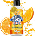 Bodhi Dog Refreshing Orange Citrus Shampoo - Deep Cleaning Coconut & Aloe Formula - Natural Soothing, Moisturizing Pet Wash for Dogs, Cats, Puppies - Tear-Free (17 Fl Oz)