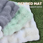 4 in 1 Self Warming Burrow Cat Bed, Pet Hideway Sleeping Cuddle Cave (Style2- Gray)