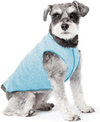 Goldpaw Dog Sun Shirt with UV Protection - Lightweight, Cooling Sun Protection Clothing for Small Dogs - Reduce Heat Absorption - Pet Clothes Made in the USA - Machine Washable - Ocean Blue - Size 10