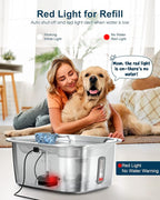 Dog Water Fountain Pump Replacement for D2341, D2419, D2223, D2322 Models, Pet Water Fountain Replacement Pump for PETNF Stainless Steel Large Dog Fountain for Large Dogs, Long Lifespan, Ultra Quiet