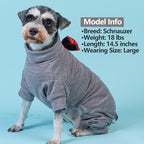 KYEESE Turtleneck Dog Pajamas for Small Medium Large Dogs Warm Dog Onesie | 4-Way Stretch, Lightweight & Breathable, Reduces Shedding, Gentle on Sensitive Skin, Recovery Support, Easy Potty Breaks
