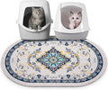 Bienbee Cat Litter Mat, 33" x 22" Dense Trapping Mesh for Litter Boxes | Litter Box Mat with PVC Mesh, Waterproof &Urineproof, Non-Slip Grip, Soft On Kitty Paws and Easy to Clean to Protect Floor