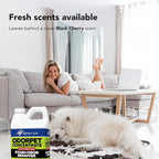 ATP OdorPet Concentrated Stain and Odor Remover, Black Cherry, 64 Fl Oz | Industrial grade, pH-neutral cleaner for dog and cat urine, feces, and vomit. Safe on carpets, furniture, artificial turf.