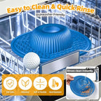Multi-Purpose Silicone Slow Feeder & Lick Mat for Dogs & Cats (Blue)