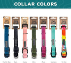 Wilderdog Waterproof Dog Collar - Repels Water & Dirt - Medium 13"-18" - Olive