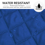 Easy-Going Reversible L-Shape Sectional Couch Cover, X-Large, ClassicBlue | Soft Sofa Slipcover For Dogs, Fits Left/Right Chaise Lounge Protector, Water Resistant Mat For Living Room