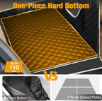 PETICON XL Large Dog Car Seat, Back Seat Extender for Pets with Hard Bottom | Waterproof Pet Carseat for Large/Medium Dog, Mesh Windows, Large Pocket, One-Piece Base Plate, Dog Hammock for Cars/SUV/Truck