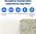 PetSafe ScoopFree Self-Cleaning Cat Litter Box Tray Refills with Sensitive Non-Clumping Crystals, 6-Pack