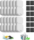 Cat Water Fountain Filters: 12Pack Replacement Pet Fountain Filter of 12 Carbon Filters & 12 Sponges for S15/S15-Pro/S15-Plus - Use for HOOISE GIOTOHUN ATMZIQXR IHOUONE KOOGMOON Pet Water Dispenser