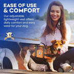 Dog Life Jacket — Premium Swim Vest with SafeChin Anti-Choke Collar | PAWS Aboard Racing Flames | RapidLift Rescue Handle, D-Ring, Reflective Trim | Boating, Kayaking, Pool | Medium (25–50 lbs)