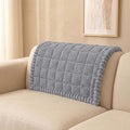 Smiry Couch Cover for Dogs, Non Slip Fuzzy Pet Sofa Arm Covers Washable | Sofa Slipcovers for Armrest & Backrest, Soft Thick Furniture Protector for Cats Dogs, Against Fur, Dirt (35.4"x35.4")