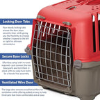 Spree by MidWest 19-Inch Travel Carrier, Red, Fits Pets up to 10 lbs