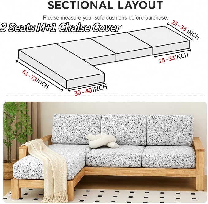 Stretch Sofa Slipcover, 2026 Upgraded Non Slip Couch Cover with Adjustable Straps, Pet Dog Cat Friendly Furniture Protector for 3 Seater, Washable for Living Room