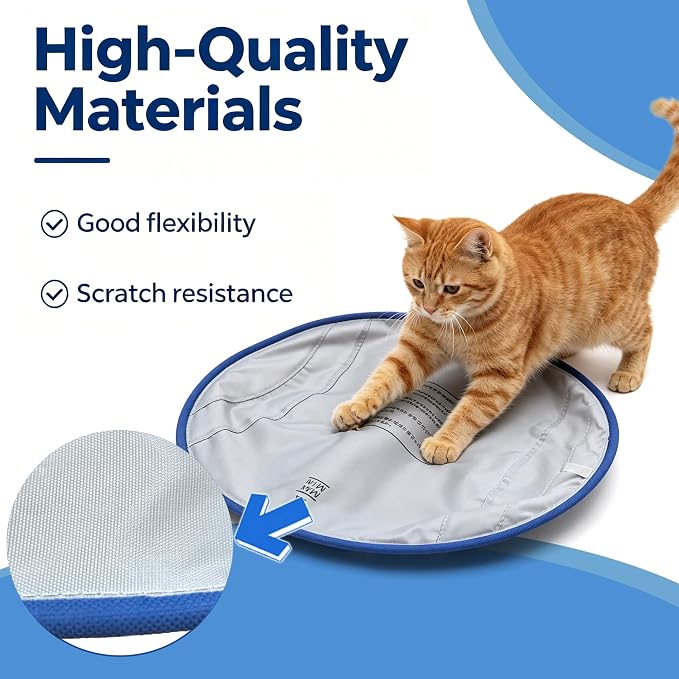 NewKe 2PCS Removable Waterproof Pad for PARUUNTYS Self Cleaning Litter Box | Liner Replacement for KITPLUS Automatic Litter Box, Three Proof Pad Base Mat, Waterproof, Dustproof, Stain Resistant