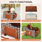 TKYZ Center Console Dog Car Seat,Pet Puppy Car Seat,Middle Console Dog Armrest Booster Seat for Small Dogs