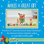 Dr. Seuss for Pets How the Grinch Stole Christmas Dog Advent Calendar with 12 Surprise Toys and Accessories, Dog Stocking Stuffers, Dog Christmas Gifts, Christmas Gifts for Dogs | Officially licensed holiday countdown calendar, includes treats and toys...