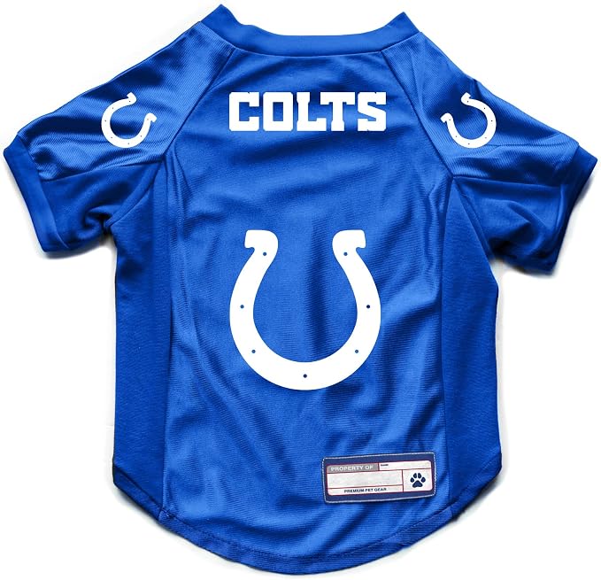 Littlearth NFL Indianapolis Colts Stretch Pet Jersey, Team Color, X-Large