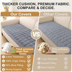 Smiry Couch Cover for Dogs, Non Slip Fuzzy Pet Sofa Arm Covers Washable | Sofa Slipcovers for Armrest & Backrest, Soft Thick Furniture Protector for Cats Dogs, Against Fur, Dirt (35.4"x35.4")