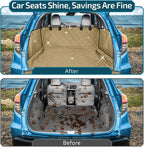 Veckle SUV Cargo Liner for Dogs - Trunk Cover with Bumper Flap Protector | Waterproof Pet Cargo Cover with Side Flaps, Dog Car Seat Cover with Non-Slip Trunk Mat, Prevents Scratches Pet Hair Mud Dirt