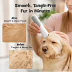 7-in-1 Dog & Cat Grooming Vacuum - Stop Fur & Anxiety at Grooming Time - with Quiet Dog Nail Grinder, Deshedding Dog Brush & Dog Hair Trimmer, Pet Hair Vacuum, 2L Dustbin