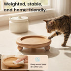 Ceramic Cat Water Fountain, 1L/32oz Automatic Pet Drinking Fountain with Quiet Pump & Triple Filtration, Durable BPA-Free Ceramic, Easy to Clean, Dishwasher Safe for Cats & Small Dogs