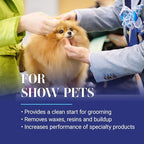 Chris Christensen Clean Start Clarifying Dog Shampoo - Pro-Vitamin Formula That Won’t Strip The Coat! Removes Product Build-up, Waxes, Oil and Dirt (16 Ounces)