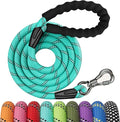 NTR 8FT Heavy Duty Dog Leash, Rope Dog Lead with Swivel Lockable Hook and Comfortable Padded Handle, Cat Puppy Leash Lead for Small Medium Large Dogs Training, Playing, Camping,or Backyard