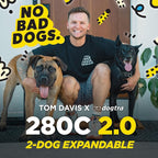 Dogtra E-Collar Tom Davis 280C 2.0 [2025 Edition], Boost & Lock, Waterproof, 1/2-Mile Range Dog Training Collar with Remote, Rechargeable, 127 Levels, Vibration, Bungee, No Bad Dogs Trainers