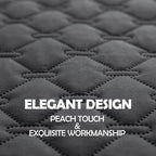 gogobunny 3X Stronger Waterproof Pet Blanket, Scratch Proof Furniture Protector for Dogs Cats, Reversible Cover 30x80 Inch, Dark Grey