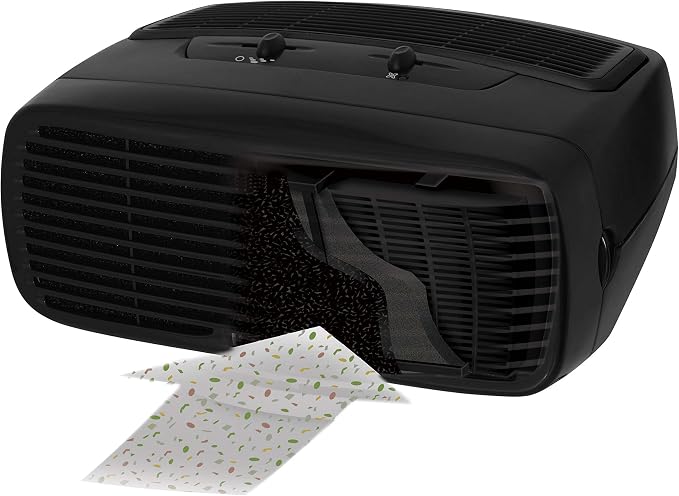 Holmes Desktop HEPA Type Air Purifier with Optional Ionizer | Small Air Purifier | Air Cleaner Purifier (HAP242B-U)