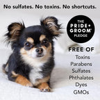 Pride and Groom The Sensitive One | Dog Grooming Shampoo for Puppies and Dogs with Itchy, Dry Skin| Tearless All Natural Body Wash with Essential Oils to Soothe Skin and Reduce Dandruff – 128oz