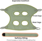 Guzekier Cat Grooming Hammock Harness for Cats, Cat Nail Clipper | Cat Restraint for Nail Trimming with Adjustable Sling for Easier Grooming