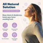 Urine B-Gone Enzyme Cleaner for Human & Pet Urine, Lavender, 32 oz, 2-Pack | Two 32 oz bottles of enzyme cleaner for human, cat and dog urine on laundry, carpets and more; lavender scent.