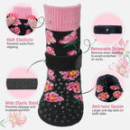 SCENEREAL Anti Slip Dog Socks to Prevent Licking Paws for Hardwood Floors | Double Sides Dog Shoes Boots & Paw Protectors for Hot/Cold Pavement, Dog Grippy Booties for Small Medium Large Senior Dogs