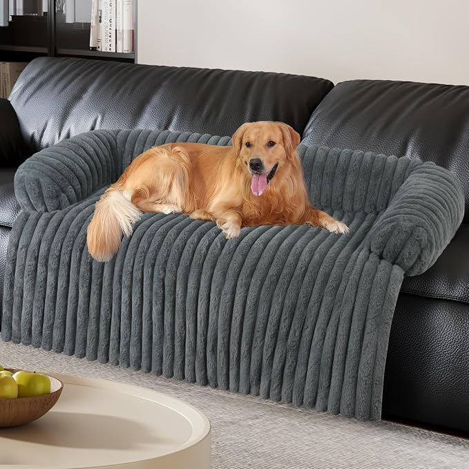 Luxurious Dog Couch Bed, Dog Couch Cover,Couch Protector for Dogs(Grey,XXL) | Dog Bed for Couch, Removable Couch Cover for Dogs Washable, Pet Bed Mats for Couch, Pet Couch Covers for Sofa
