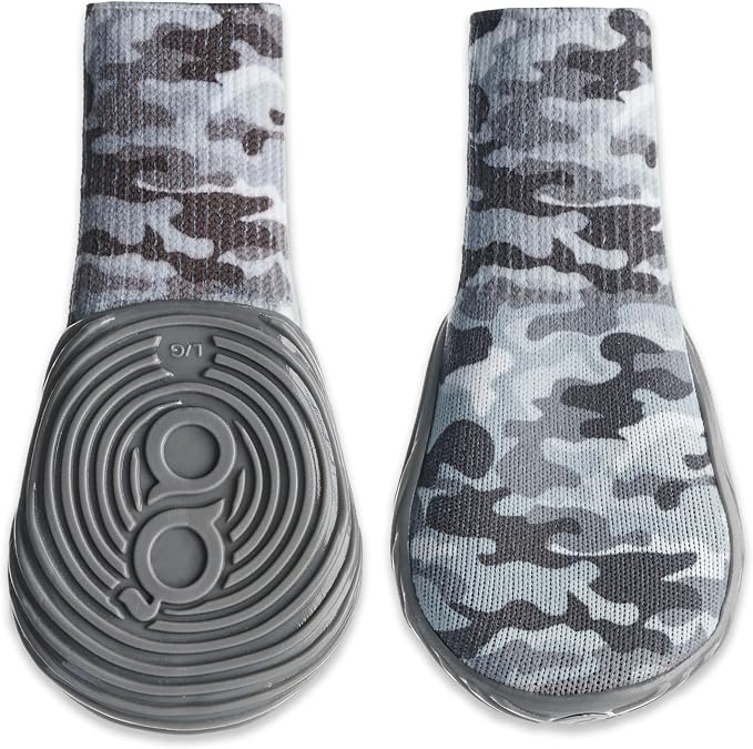 GOO EEZ - Ultras Printed Dog Boots (2-Pack) Camo/Grey
