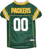 Pets First NFL Green Bay Packers Dog Jersey, Size X-Small, Football Shirt Costume for Pet, Dog Sports T-Shirt, NFL Team Clothing for Cats, Licensed Pet Apparel Available in 7 Sizes and 32 Teams