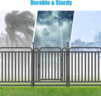 Thickened Dog Playpen Foldable Metal Yard Fence32/43inch Compact Portable Animal Barrier Fence for Indoor Outdoor (16 Panels, 32 inch)