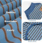 KYEESE Turtleneck Dog Pajamas for Small Medium Large Dogs Warm Dog Onesie | 4-Way Stretch, Lightweight & Breathable, Reduces Shedding, Gentle on Sensitive Skin, Recovery Support, Easy Potty Breaks