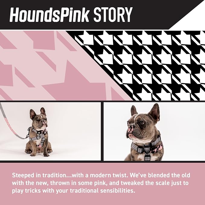 Wolfgang Heavy Duty Dog Leash, Pull-Tested to Over 800 lbs for Walking & Training, HoundsPink Print, Large