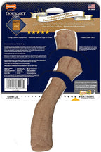 Nylabone Strong Chew Gourmet Style Stick Dog Chew Toy, Peanut Butter Flavor | X-large breeds, durable chew toys, long lasting, encourages healthy chewing, helps clean teeth, for dogs 50+ lbs