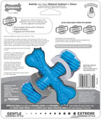Nylabone Power Chew Comfort Hold X Bone Dog Chew Toy, Beef Flavor, Small | Small breeds, durable dog toys for dogs up to 25 lbs, teeth-cleaning textures, discourages destructive chewing, long lasting
