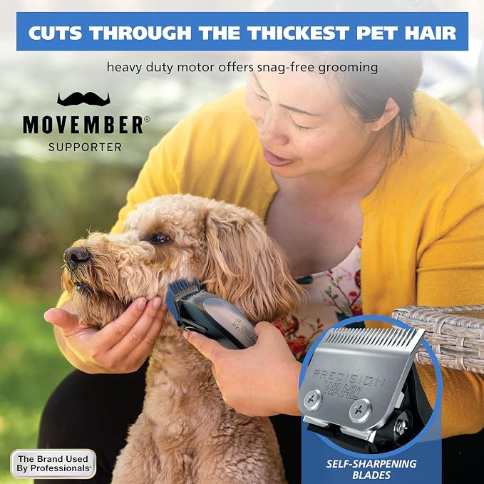 Wahl USA Lithium Ion Pro Series Cordless Animal Clippers – Rechargeable, Heavy-Duty, Electric Dog & Cat Grooming Kit for Small & Large Breeds with Thick to Heavy Coats – Model 9766 | Heavy Duty Electric Dog Grooming Clippers For At Home Haircutting Of ...