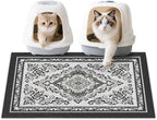 Unicorn Catcher 33"x22" Cat Litter Mat Non-Slip Washable Litter Box Mat | High-Density PVC Litter Catcher Mat Efficiently Traps Scattered Litter From Paws To Keep Floors Clean