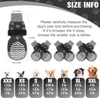 EXPAWLORER Anti Slip Dog Socks to Prevent Licking Paws, Winter Pet Boots & Paw Protectors, Dog Booties for Hardwood Floors with Grippers, Dog Shoes for Hot/Cold Pavement Small Medium Large Senior Dogs