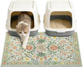 Unicorn Catcher 33"x22" Cat Litter Mat Non-Slip Washable Litter Box Mat | High-Density PVC Litter Catcher Mat Efficiently Traps Scattered Litter From Paws To Keep Floors Clean